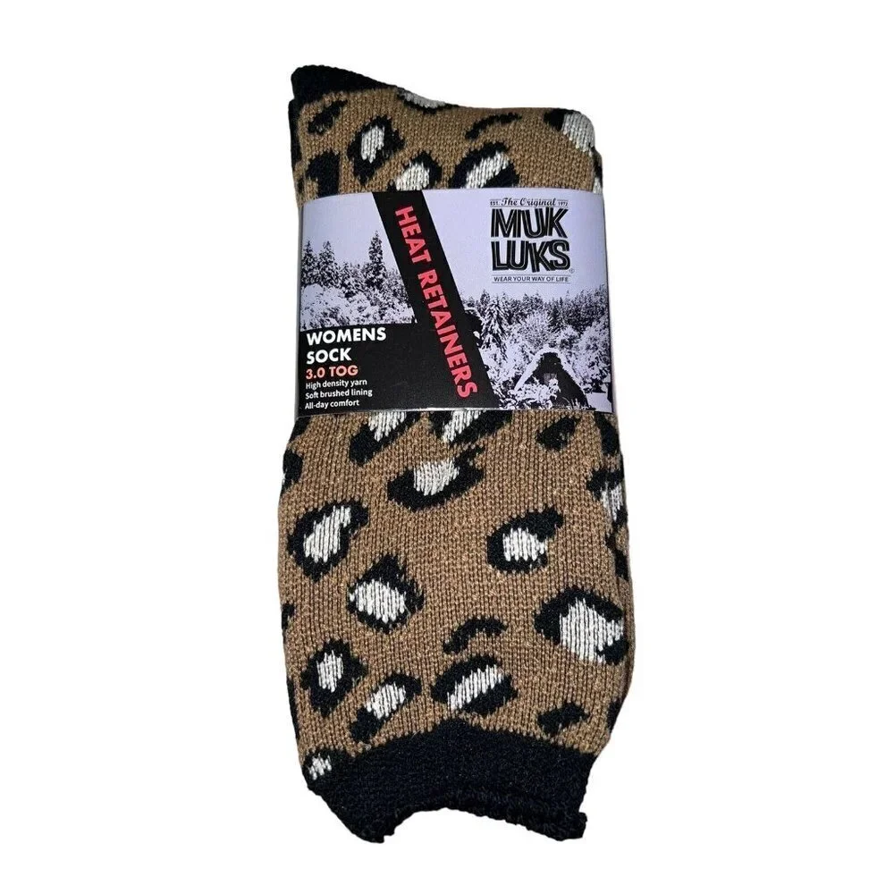NWT MUK LUKS Heat Retainers Womens Socks 3.0 TOG Shoe Sz 6-11